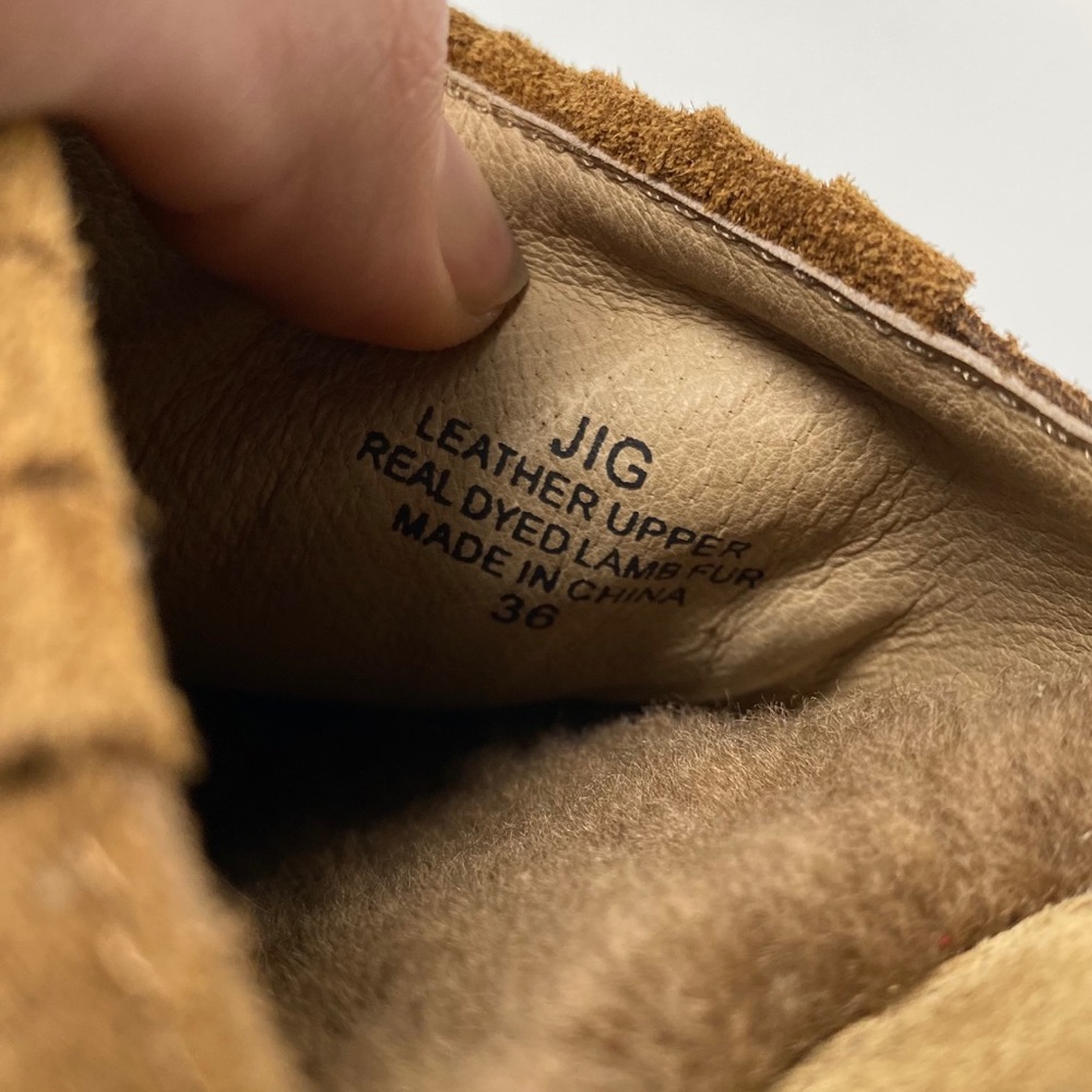 Ash Jig Suede Platform Shearling Lined Clogs - Picture 4 of 8